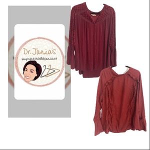 Maroon/Plum phase of life long sleeves